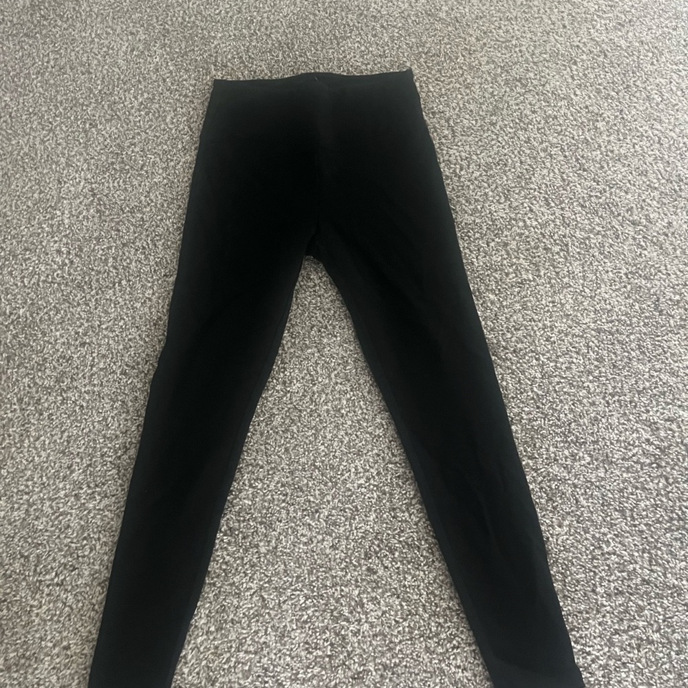 Black Matte Leggings Full-Length Bottoms